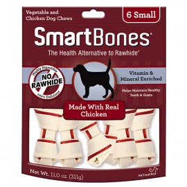 SMART BONES   小型潔齒骨  4"  (雞肉味 6支) SMART BONES   小型潔齒骨  4"  (雞肉味 6支)